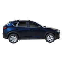 Prorack Silver 2 Bar Aero Through Bar kit to suit Mazda CX-5 5dr SUV (2017 - Current)