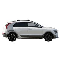 Prorack Silver 2 Bar Aero Flush Bar kit to suit Kia Niro 5dr SUV (8/2022 - Current)