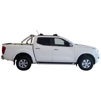 Prorack Silver 2 Bar Aero Through Bar kit to suit Nissan Navara NP300 (D23) Dual Cab 4dr Ute (2015 - Current)