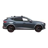 Prorack Silver 2 Bar Aero Through Bar kit to suit Cupra Formentor VZx 5dr SUV (10/2022 - Current)