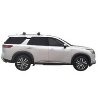Prorack Silver 2 Bar Heavy Duty Through Bar kit to suit Nissan Pathfinder 5dr SUV (12/2022 - Current)