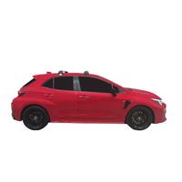 Prorack Silver 2 Bar Aero Flush Bar kit to suit Toyota Corolla GR 5dr Hatch (3/2023 - Current)