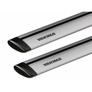 Yakima Silver 2 Bar JetStream Thru Bar Fixed Point Mount Crossbar Kit for Mercedes-Benz E-Class W213 4dr Sedan (06/2016 - 06/2024)