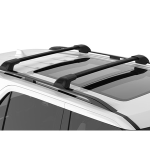 Yakima Black 2 Bar JetStream Flush Bar Rail Mount Crossbar Kit for Mercedes-Benz EQB 5dr SUV (2021 - On)