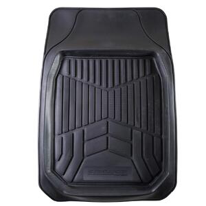 Bushranger Dirt Blocka Floor Mats - Front (Black)