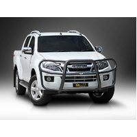 ECB Black Ripple Roo Bar to suit Isuzu D-Max 2WD DC/4WD 06/12 - 01/17