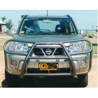 ECB Silver Hammertone Roo Bar to suit Nissan X-Trail T30 10/01 - 09/07