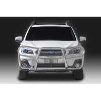 ECB Silver Hammertone Roo Bar to suit Subaru Outback 12/17 - 11/20