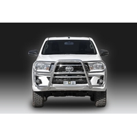 ECB Polished Roo Bar to suit Toyota HiLux Workmate 4WD Wide Cab 07/15 - 05/18