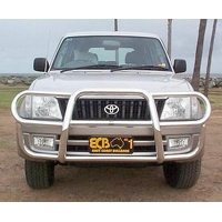 ECB Polished Roo Bar to suit Toyota Prado 07/96 - 02/03