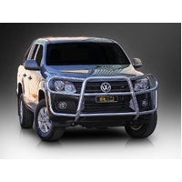 ECB Silver Hammertone Roo Bar to suit Volkswagen Amarok Non Sen Mod 07/10 - 08/16