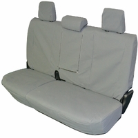 Wetseat Grey Canvas Seat Cover Bundle with Grey Stitching to suit Toyota Hilux N80 09/2015 - Onwards Dual Cab (SR/SR5)