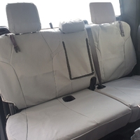 Wetseat Grey Canvas Seat Cover Bundle with Grey Stitching to suit Ford Ranger RA 07/2022 - Onwards (XLT/Wildtrak/Sport)