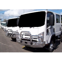 ECB Black Ripple Deluxe 3 BullBar with towpin to suit Isuzu NNR NH 2008 - 11/21