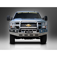 ECB Polished BullBar with Bumper Lights to suit Chevrolet Silverado 2500HD 4X4 2011 - 08/14