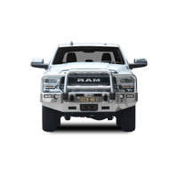 ECB Textura Black Winch BullBar with Bumper Lights to suit Dodge Ram 2500 DJ MKII 2019 - Onwards