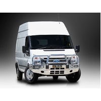 ECB Textura Black BullBar with Bumper Lights to suit Ford Transit VM RWD Only 09/06 - 08/14