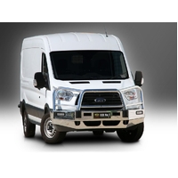 ECB Silver Hammertone BullBar to suit Ford Transit VO 09/14 - 04/18