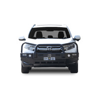 ECB Silver Hammertone BullBar with Bumper Lights to suit Honda CR-V 08/19 - 06/20