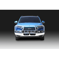 ECB Black Ripple BullBar with Bumper Lights to suit Hyundai Tucson GO 06/18 - 12/20