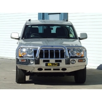 ECB Black Ripple BullBar with Bumper Lights to suit Jeep Grand Cherokee Limited 08/08 - 12/10