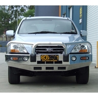 ECB Black Ripple BullBar with Bumper Lights to suit Kia Sorento 12/06 - 09/09