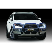 ECB Black Ripple BullBar with Bumper Lights to suit Kia Sorento 04/15 - 09/17
