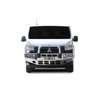 ECB Silver Hammertone BullBar to suit Mitsubishi Express Van GLX 03/20 - Onwards