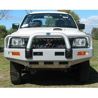 ECB Polished BullBar to suit Mitsubishi Triton MK 4WD TURBO D 04/03 - 06/06
