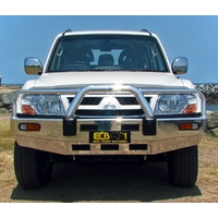 ECB Polished BullBar to suit Mitsubishi Pajero NP 11/02 - 10/06