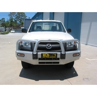 ECB Silver Hammertone BullBar to suit Mazda BT-50 2WD/4WD 11/06 - 08/08