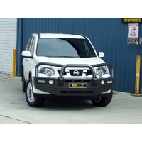 ECB Textura Black BullBar with Bumper Lights to suit Nissan X-Trail T31 08/10 - 02/14