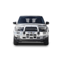 ECB Silver Hammertone BullBar to suit Landrover Discovery 5 No Camera 12/17 - 11/20