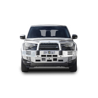 ECB Silver Hammertone BullBar to suit Landrover Discovery 5 With Camera 12/17 - 11/20