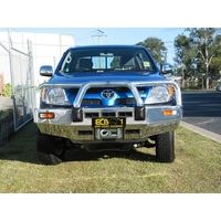 ECB Black Ripple Winch BullBar to suit Toyota HiLux 4WD 03/05 - 07/11
