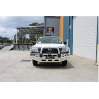 ECB Textura Black BullBar With Bumper Lights to suit Toyota HiLux 4WD 09/11 - 06/15