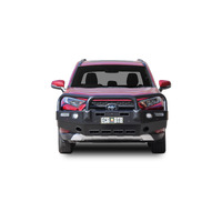 ECB Silver Hammertone BullBar with Bumper Lights to suit Toyota Rav4 Edge Petrol 01/19 - Onwards