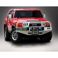 ECB Textura Black Winch BullBar to suit Toyota FJ Cruiser 2011 - 12/16