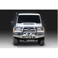 ECB Black Ripple Winch BullBar to suit Toyota LandCruiser 79 Series Single Cab 11/16 - Onwards