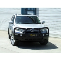 ECB Black Ripple BullBar with Bumper Lights to suit Toyota Kluger 09/10 - 02/14