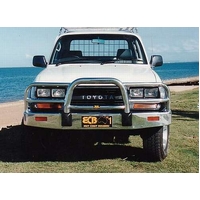 ECB Silver Hammertone BullBar to suit Toyota LandCruiser 80 Series 05/90 - 03/98