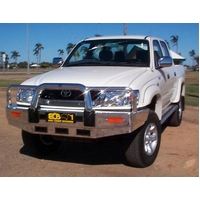 ECB Polished BullBar to suit Toyota HiLux 4WD 11/97 - 02/05