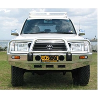 ECB Textura Black BullBar to suit Toyota LandCruiser 100 Series Live Coil 04/98 - 10/07