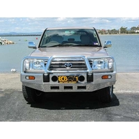 ECB Textura Black BullBar to suit Toyota LandCruiser 100 Series IFS 04/98 - 10/07