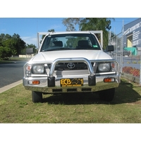 ECB Silver Hammertone BullBar to suit Toyota HiLux 2WD 11/01 - 02/05