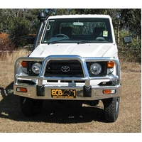 ECB Polished BullBar to suit Toyota LandCruiser 79 Series Until - 02/07