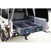 MSA 4x4 Complete Dual Drawer Kit to suit Toyota Land Cruiser 76 Series 2007 - Onwards