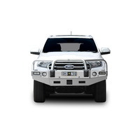ECB Textura Black BullBar with Bumper Lights to suit Ford Everest UA II MY19 Trend 09/18 - 05/22