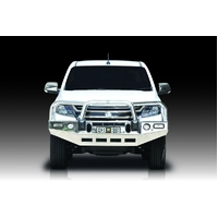 ECB Black Ripple BullBar with Bumper Lights to suit Holden Colorado Z71 07/16 - 05/19