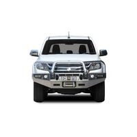 ECB Black Ripple Winch BullBar with Bumper Lights to suit Holden Colorado LS-LT-LTZ 07/16 - 12/20